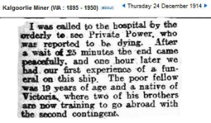 Kalgoorlie Miner - 24 December 1914