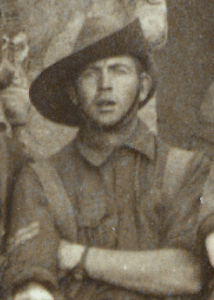 Cpl. George LARTER (801) Cheops photo ID# 485 10 Jan 1915