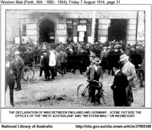 War Declaration Perth wm19140807-a